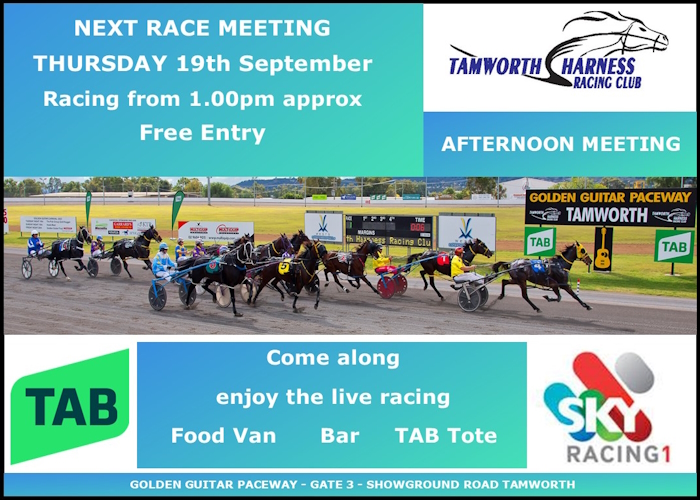 Next Race Meeting Thu 19th Sept 2024