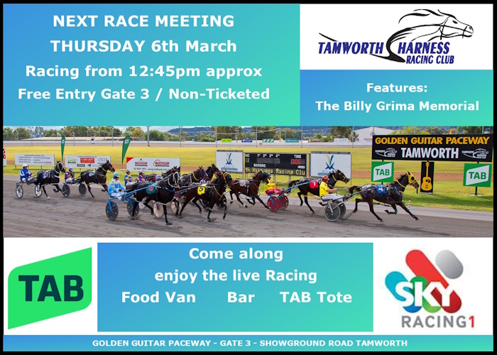 Next Race Meeting Thu  6th March 2025