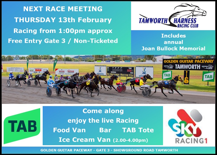 Next Race Meeting Thu 13th Jan 2024